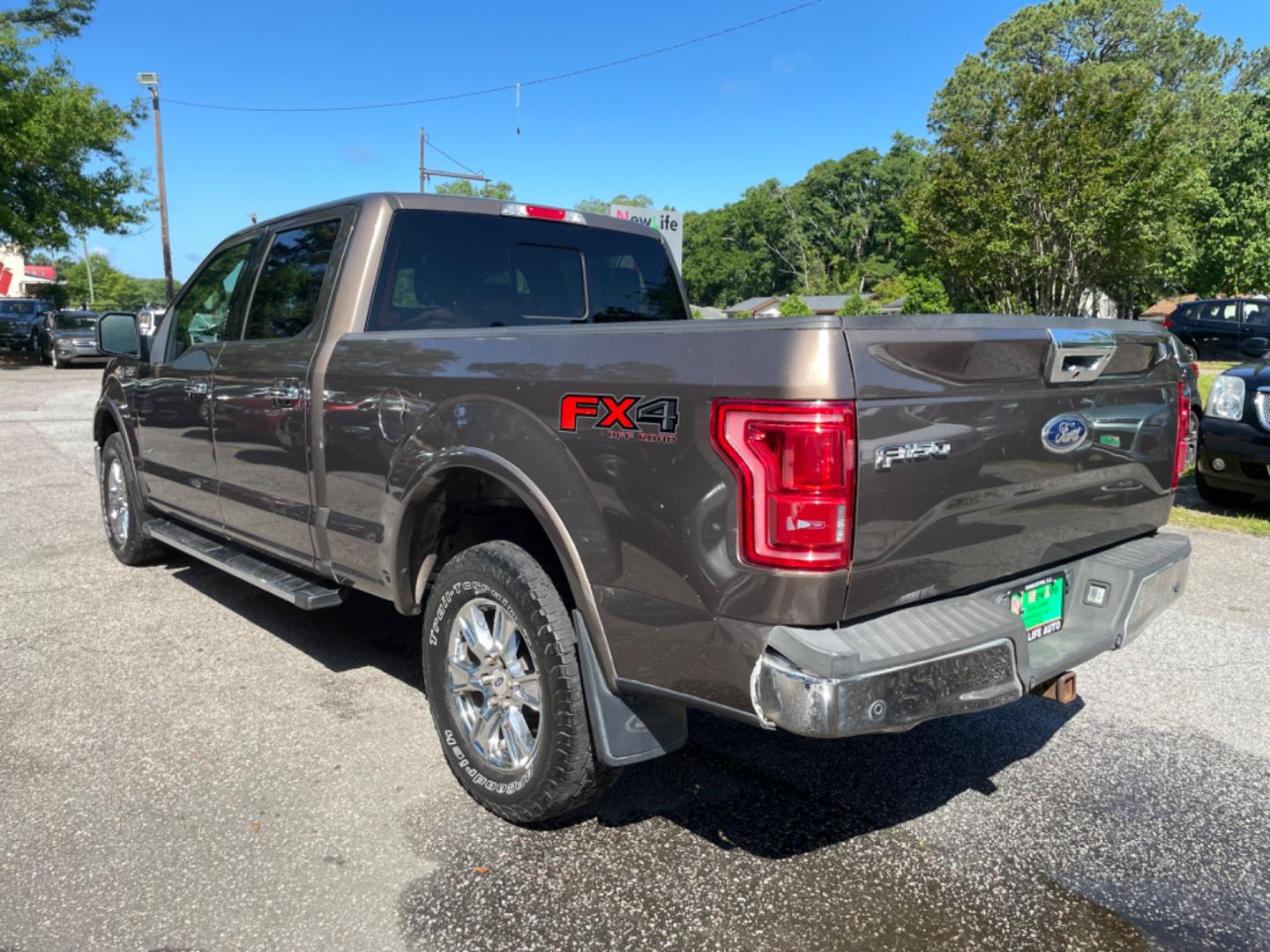 2015 GRAY FORD F-150 lariat (1FTFW1EG0FK) with an 3.5L engine, Automatic transmission, located at 5103 Dorchester Rd., Charleston, SC, 29418-5607, (843) 767-1122, 36.245171, -115.228050 - Beautiful Interior with Leather, Navigation, Backup Camera, Sony Sound System with CD/AUX/USB/Sat/Bluetooth, Dual Climate Control, Power Everything (windows, locks, seats, mirrors), Heated/Cooled/Memory Seats, Rear Heated Seats, Rear Power Inverter, Tow Package with Brake Assist, Push Button Start, - Photo#3